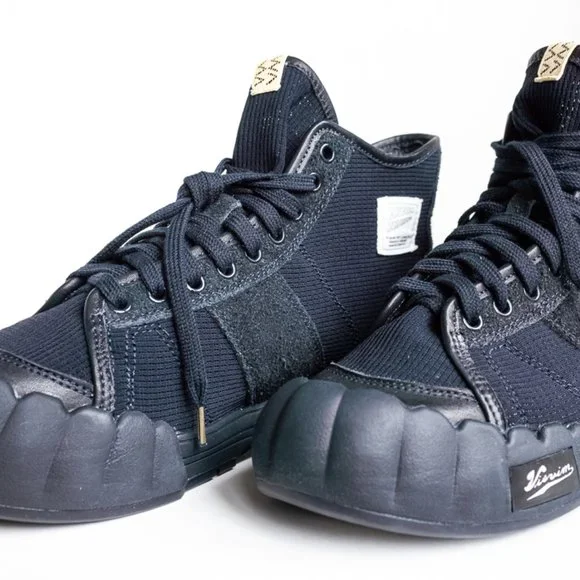 VISVIM - VS LANIER HI/ NAVY/HI-TOP SNEAKER/HANDMADE - Picture 4 of 5